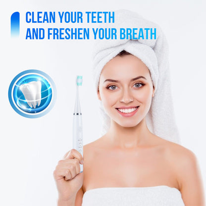 5-Speed High Frequency Vibrating Tooth Cleaner USB Electric Toothbrush Cleaning Device To Remove Stained Calculus Set Tooth Cleaning Instrument
