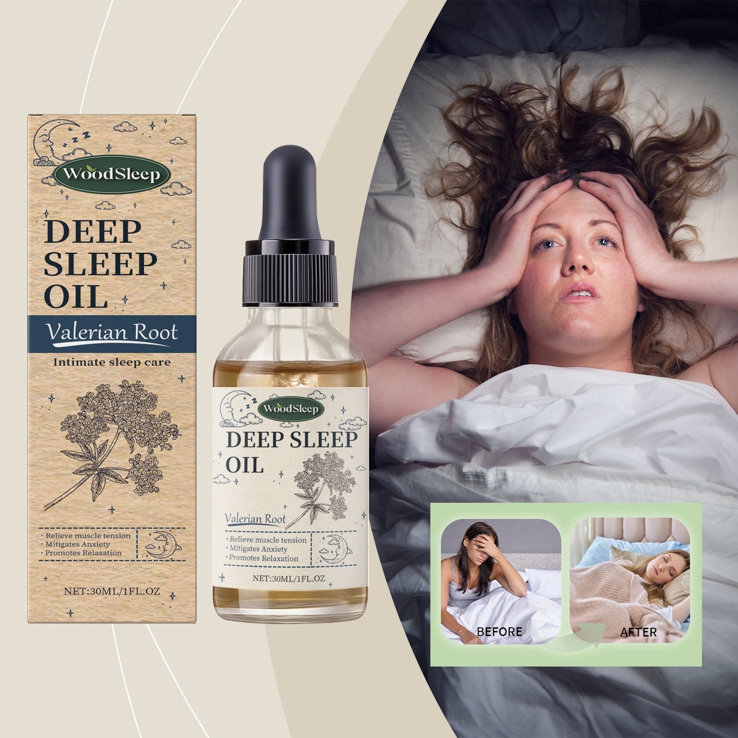 Valerian Root Sleep Essential Oil Gentle Essential Oil Formula Pamper The Body For A Restful Night
