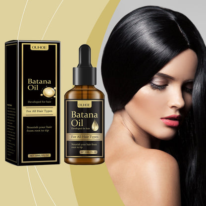 Batana Hair Care Essential Oil, Nourishing And Moisturizing Soft Repair Vitamin E Nourishes The Scalp And Gives It A Glowing Glow