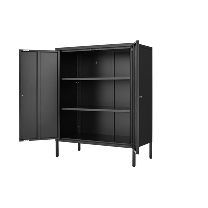 Kitchen Buffet Server Table Accent Sideboard Cupboard Server Buffet Console Table with Doors Cabinet