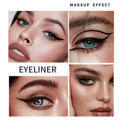 Fit Colors Double Headed Triangle Wing Seal Waterproof, Sweat-Proof And Non Smudged Liquid Eyeliner