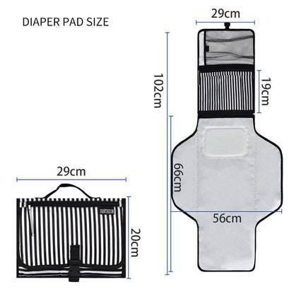 Foldable Baby Changing Mat Portable Travel Outdoor Waterproof Care Baby Changer Diape Infant Napping Changing Cover Pads
