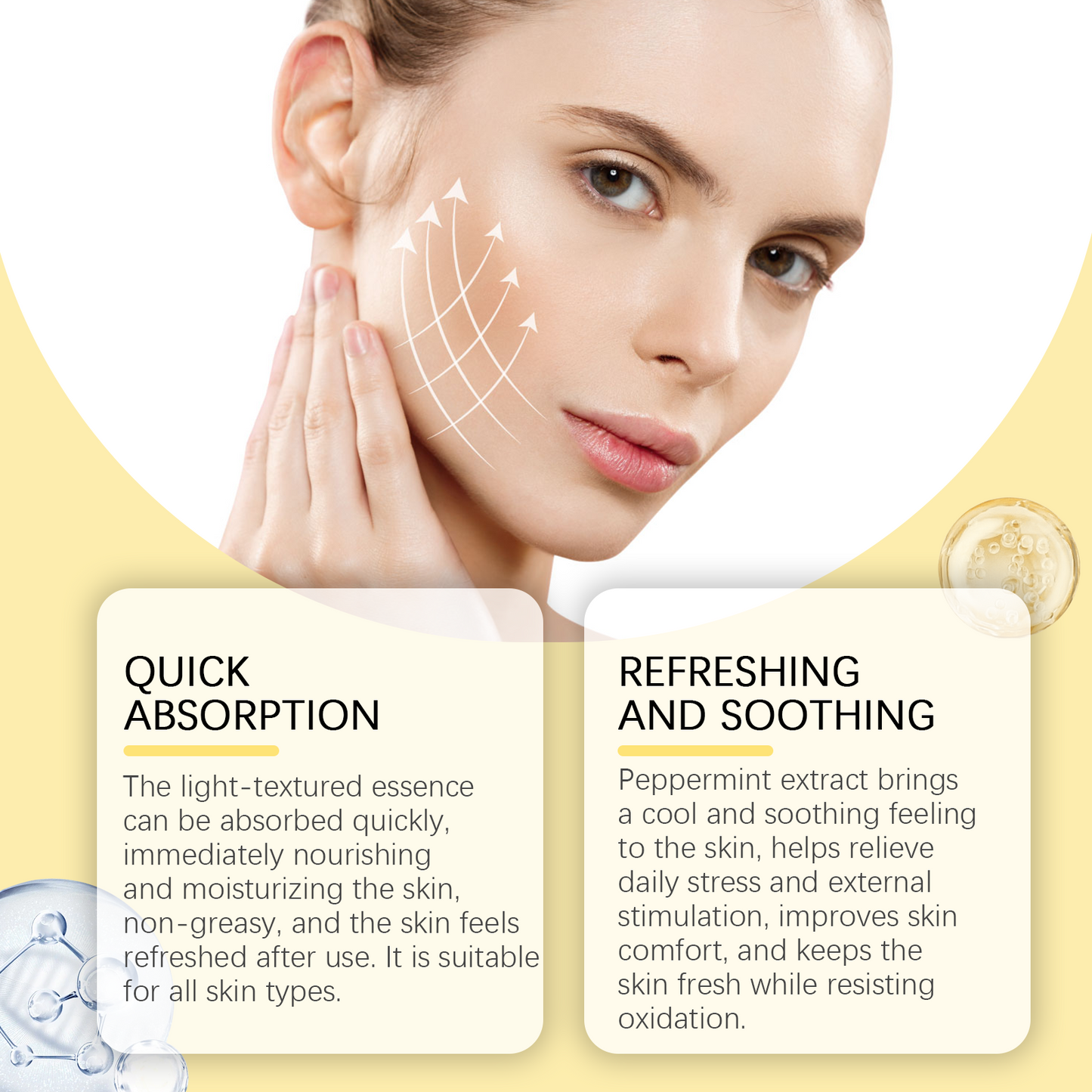 Vitamin C Moisturizing Essence Gentle Moisturizing Firming Skin Hydrating Skin Care Essence