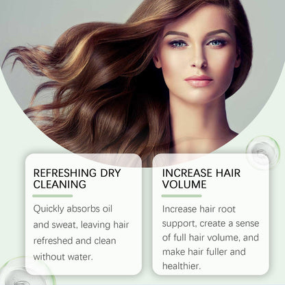 Shampooing Leave-In Hair Conditioner, Refreshing Dry Cleaning Shampooing For Lazy And Degreasing Long-Lasting Styling Shampoo