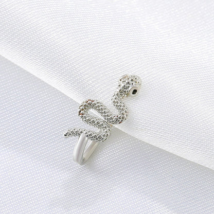 Snake shaped false nose nail nose ring human piercing jewelry for men and women