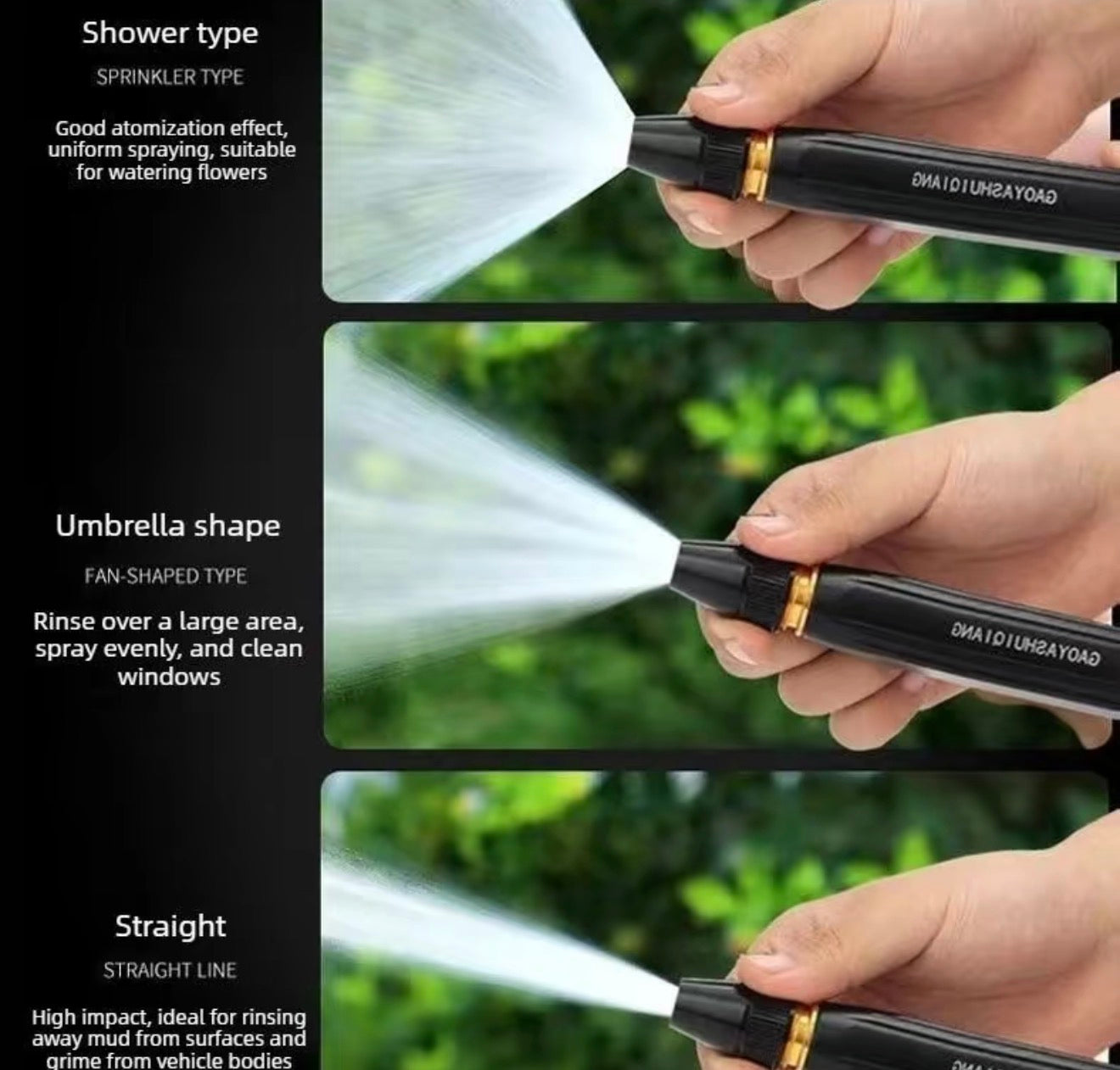 HydroBlast Hose Spray Nozzle