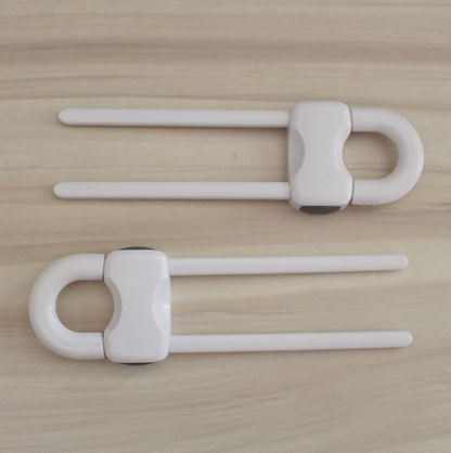 U-shaped Cabinet Lock Baby Safety Child Safety Security Child Kids Safety Baby Proof Drawer Lock For Cabinet Castle