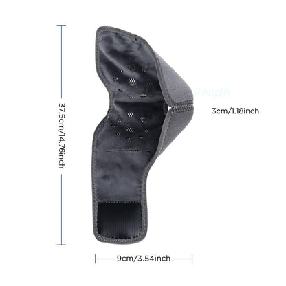 USB Heated Ankle Support with Hot Compress Massage Function Rechargeable Foot Ankle Joint Care and Foot Massager