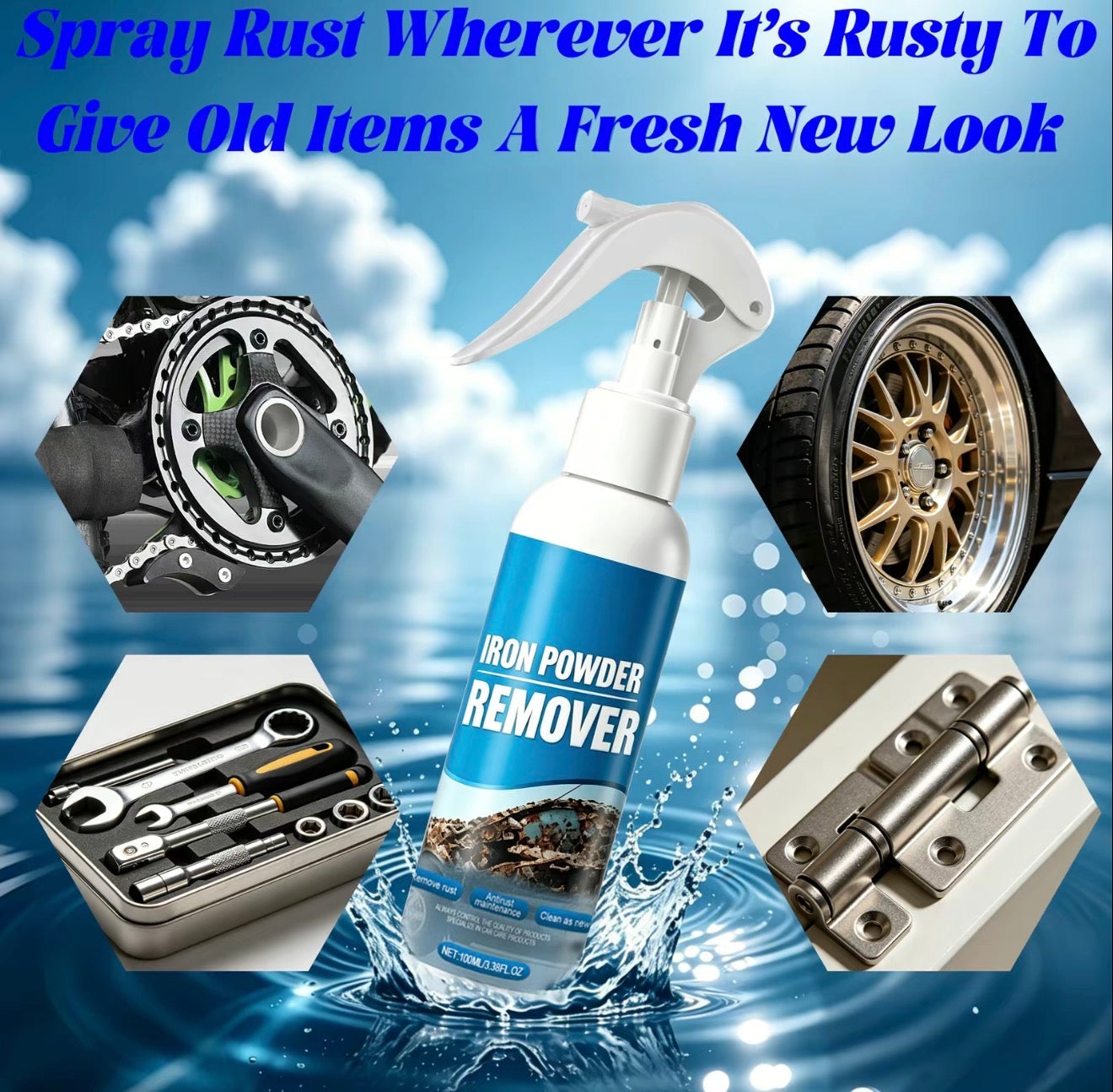 IronX Wheel & Metal Surface Cleaner