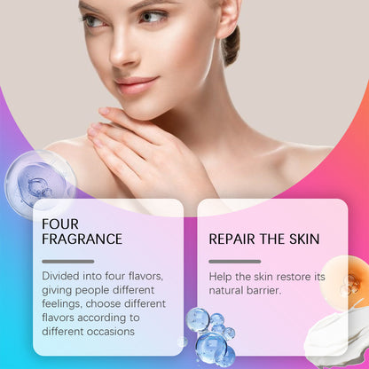 Christmas Perfumed Body Care Set, Deodorant Spray Body Lotion For Lasting Holiday Party Scent