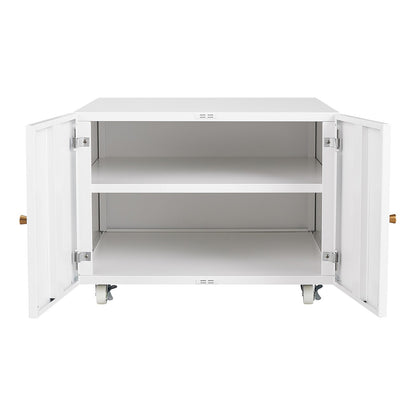 Office furniture Copier Cabinet white mobile pedestal file Printer Stand