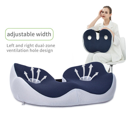 Chair Hip Cushion Hemorrhoids Cushion Fart Cushion Breathable Cushion Thick Office Long Sitting Memory Cotton Cushion