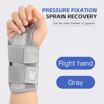 Wrist guard tendon sheath with adjustable double straps thin wrist strap