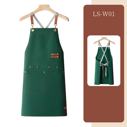 Waterproof apron customized logo printing for catering