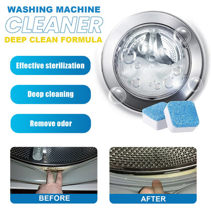Washing Machine Deep Cleaning Tablets, Drum Type Laundry Tank Dirt Cleaning Smell Cleaning Sheet
