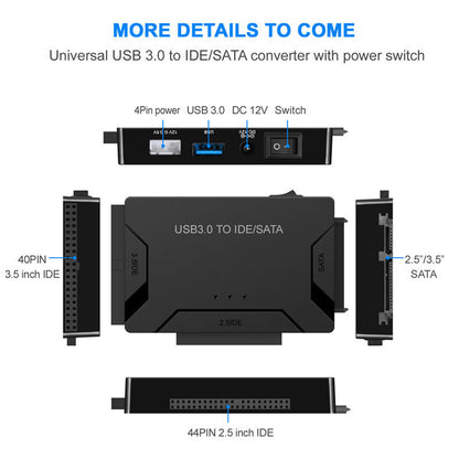 USB Easy Drive Cable SATA Easy Drive Cable USB 3.0 One to Three USB 3.0 to SATA/ide