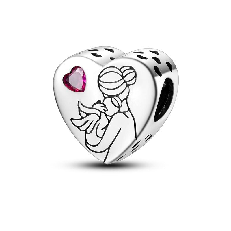 family and friendship series love bead pendant DIY Pan Jiazhu