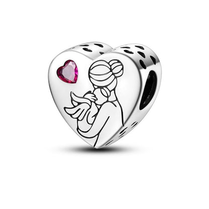 family and friendship series love bead pendant DIY Pan Jiazhu