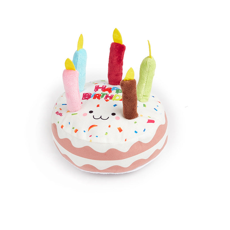 Dog Simulation Cake Toy Pet Simulation Snack Toy Cake Candy Dog Bite Toy Pet Toy