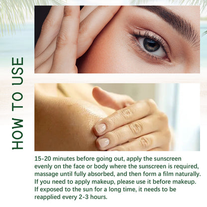 Aloe Vera Protective Cream, Hydrating Fresh Isolating UV Protection Cream