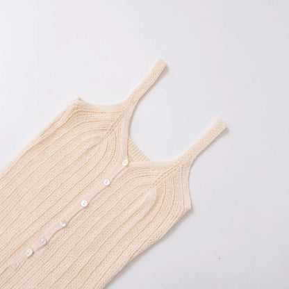 Spring New Style Round Neck Solid Color Loose Knit Sweater