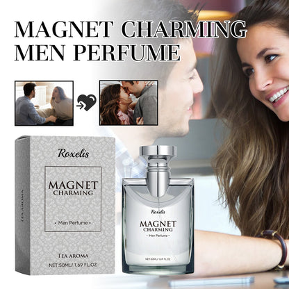 Magnet Charming Men Perfume, Tea Fragrance Natural Fresh Fragrance Release Charm Couple Dating Men Atmosphere Niche Perfume