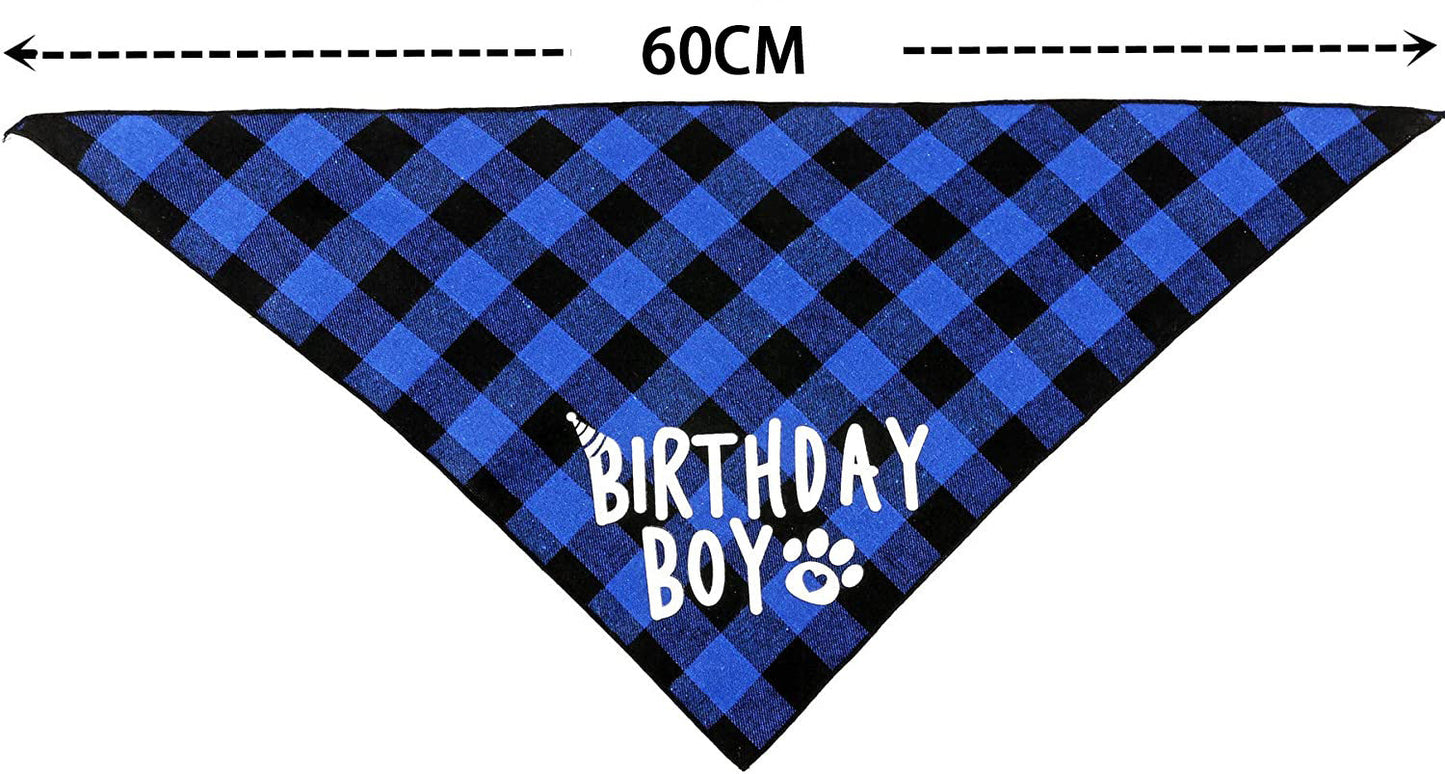 Pet Birthday Set  Triangle Scarf Hat Pet Party Decoration Styling Outdoor Creative