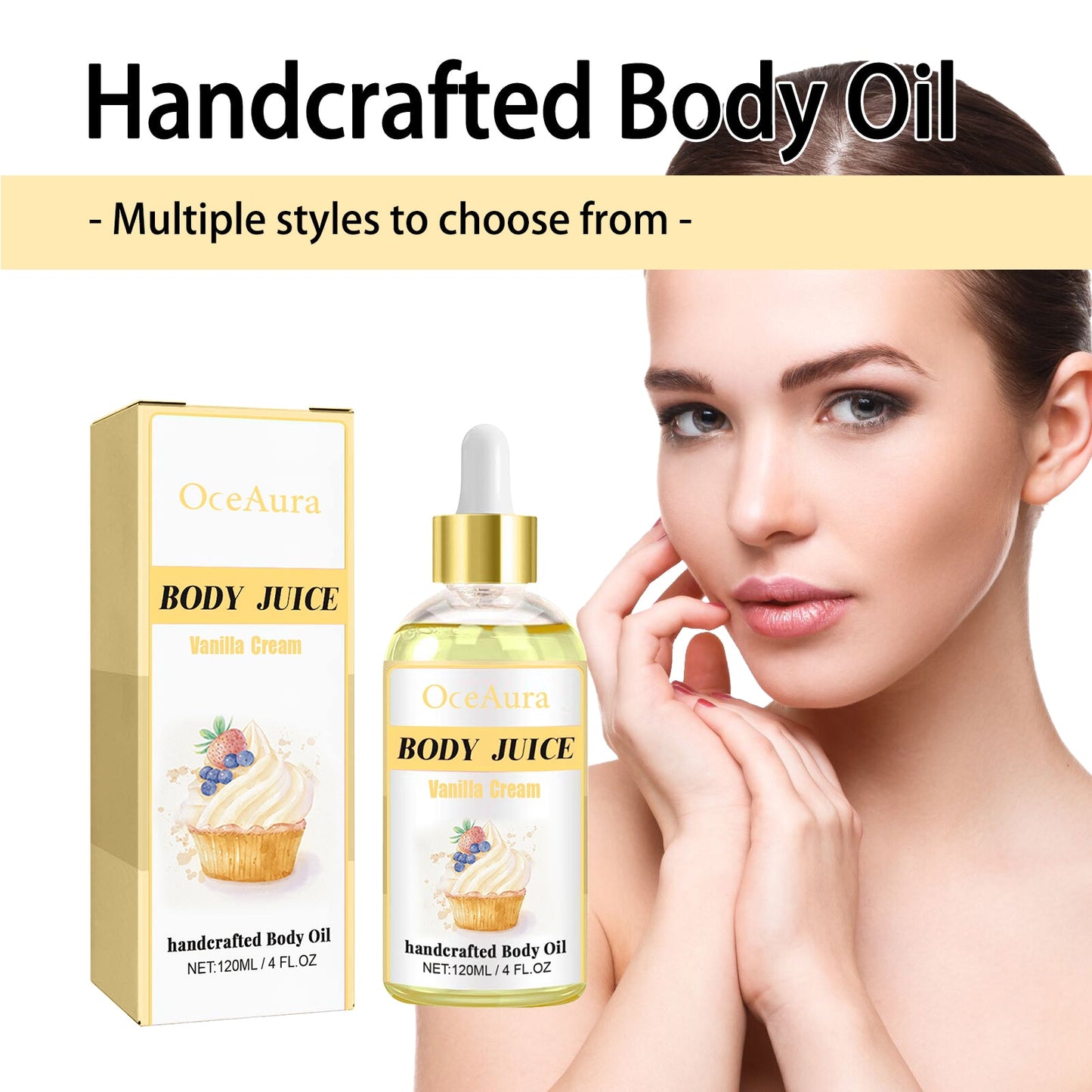 Handcrafted Body Oil, Slimming Massage Moisturizing And Firming Skin Body Care Essential Oil