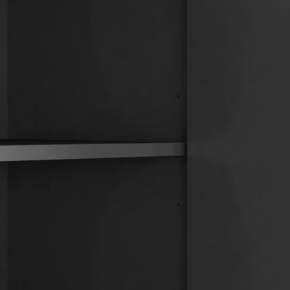 Modern kitchen buffet lockers with storage space, drawers and doors, and a large coffee bar with adjustable kitchen shelves