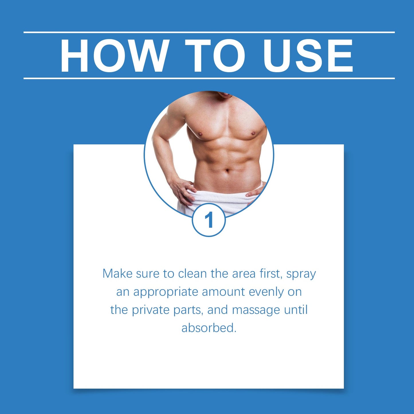 Moisturizing And Soothing Massage Treatment Spray For Men