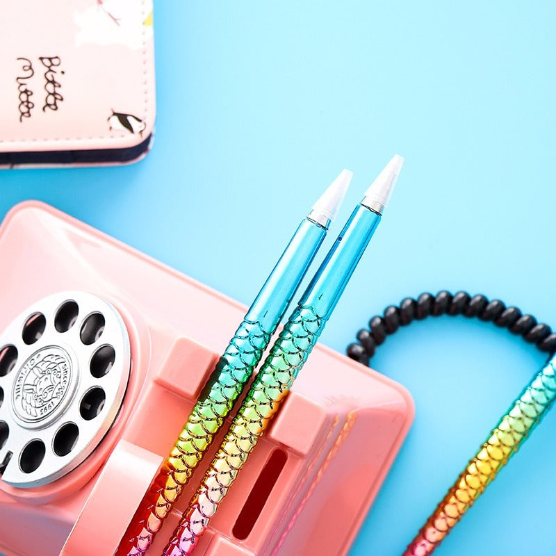 1Pcs Creative Stationery Mermaid Ballpoint Pen Cute Signature Pen High-quality Gift Pen Office Student Supplies