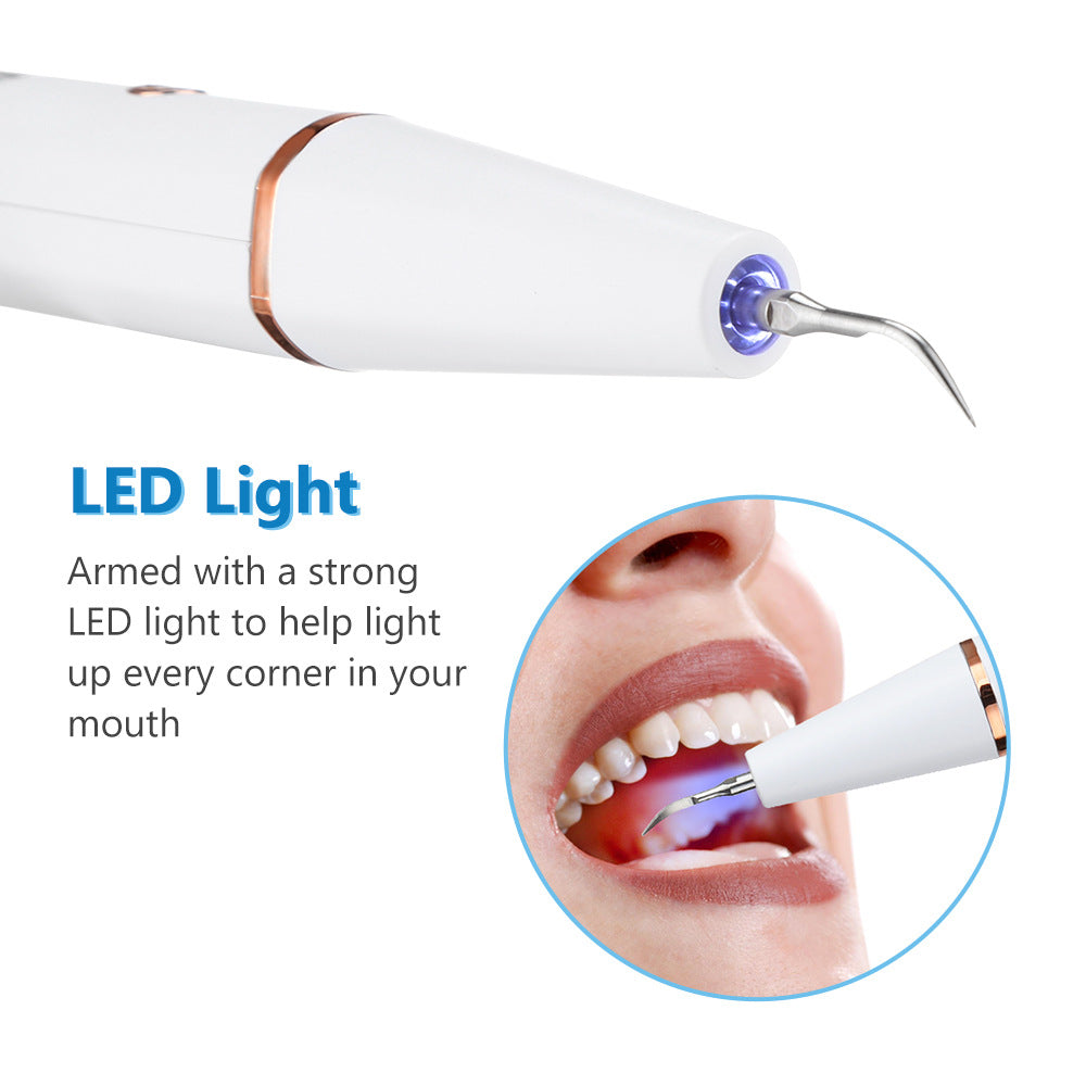 Intelligent Ultrasonic Tooth Cleaner 3 Gears To Remove Tartar And Stains Tooth Cleaning Instrument Household Tooth Cleaning Tooth