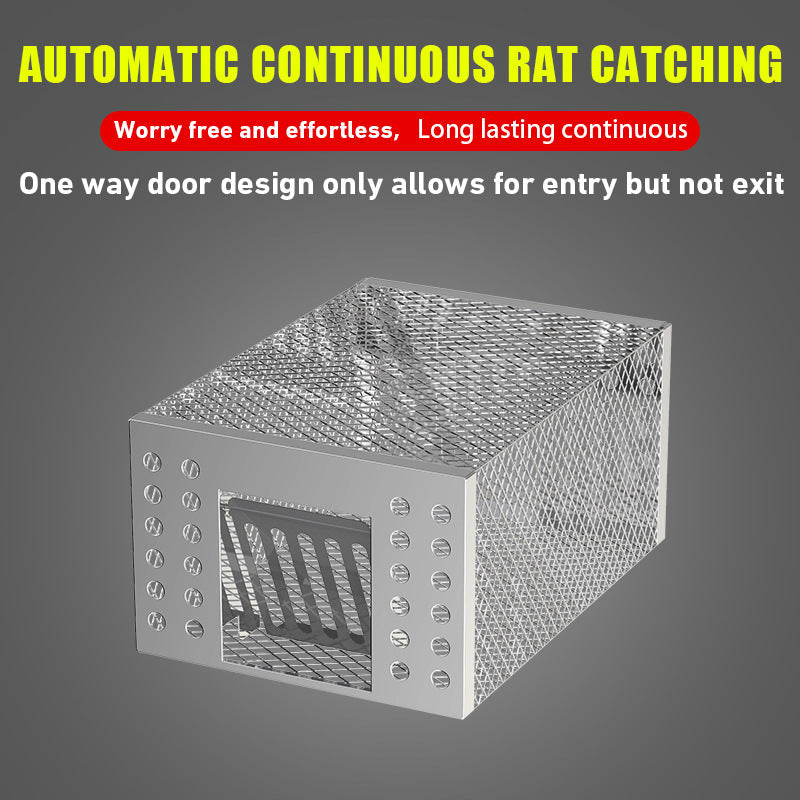 Mouse Cage Fully Automatic Mouse Trap Mouse Cage Capture Mouse Clamp Artifact to Kill Household Indoor Mouse Continuous Cycle