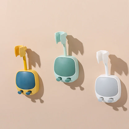 No Punching Head Shake Adjustable Bathroom Nozzle Shower Fixed Seat Lotus Head Universal Bracket Suction Cup Shower Bracket