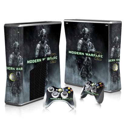 Xbox 360 Slim Full Body Color Membrane Stickers with Scratch-Resistant Protection