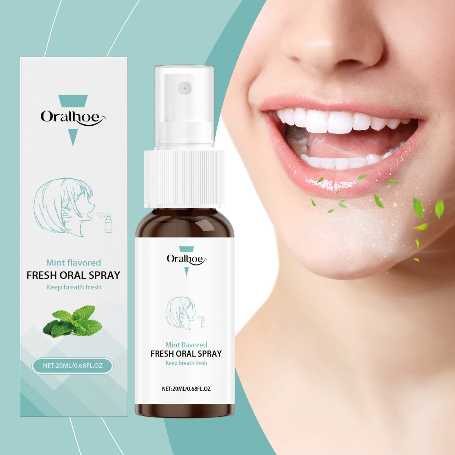 Mouth Freshening Spray Fresh Breath Deodorizer Care Mouth Health Freshening Spray