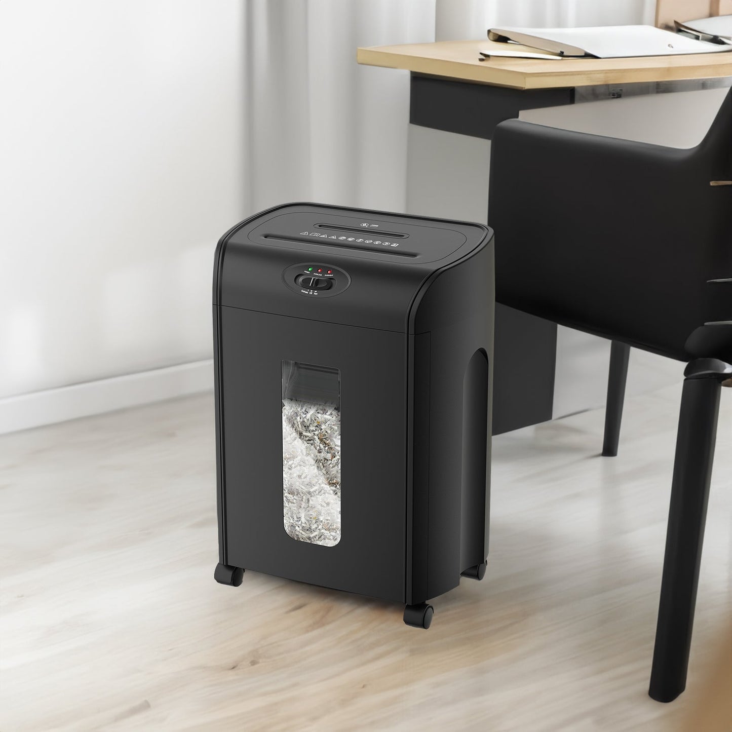 Paper Shredder Cross Cut 15 Sheets Heavy Duty Low Noise Large Capacity Paper Cutter