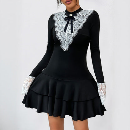 Lace   Party Mini Dress for Women