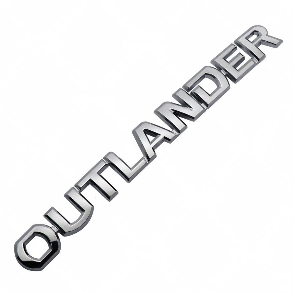Suitable for Mitsubishi Outlander car labeling, OUTLANDER integrated English label, tail label, and back label