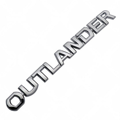 Suitable for Mitsubishi Outlander car labeling, OUTLANDER integrated English label, tail label, and back label
