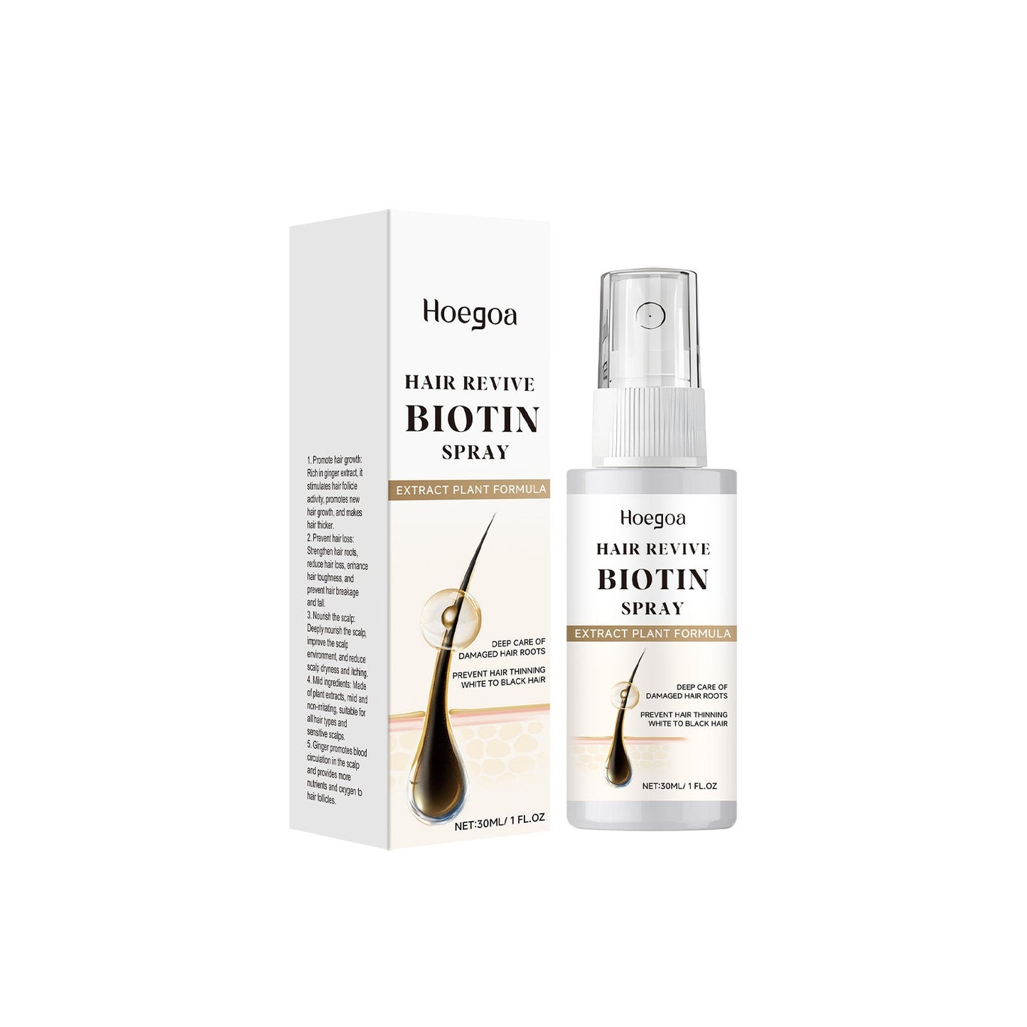 Hair Care Spray Herbal Ingredients Gently Nourishes Hair, Softens And Brightens Hair Care Spray