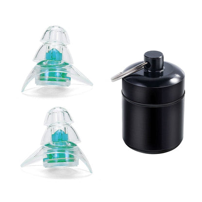 Noise Reduction And Sound Isolation Earplugs Concert High Fidelity Filter Earplugs Wholesale Blue Filter Earplugs Double Tail