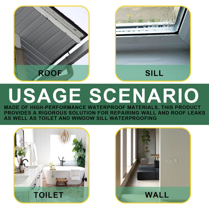 Leak-Proof Sealant, Balcony Roof Waterproof And Leakproof Kitchen Toilet Brick Waterproof Paint