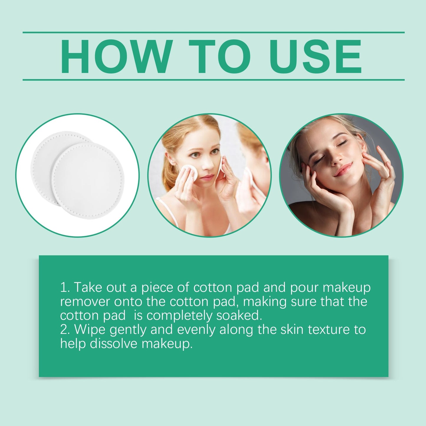 Face Makeup Remover Face Makeup Remover Gentle Clean Soft And Comfortable Face Cotton Pad