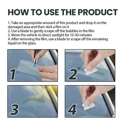 Windshield Repair Kit Automotive Windshield Cracks Broken Repair Special Adhesive Solution