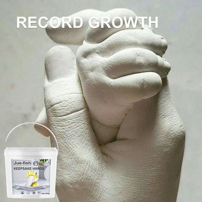 Jue-Fish 3D Hand Makrolon Powder Couple Anniversary Souvenir DIY Mother's Day Children's Day Gift