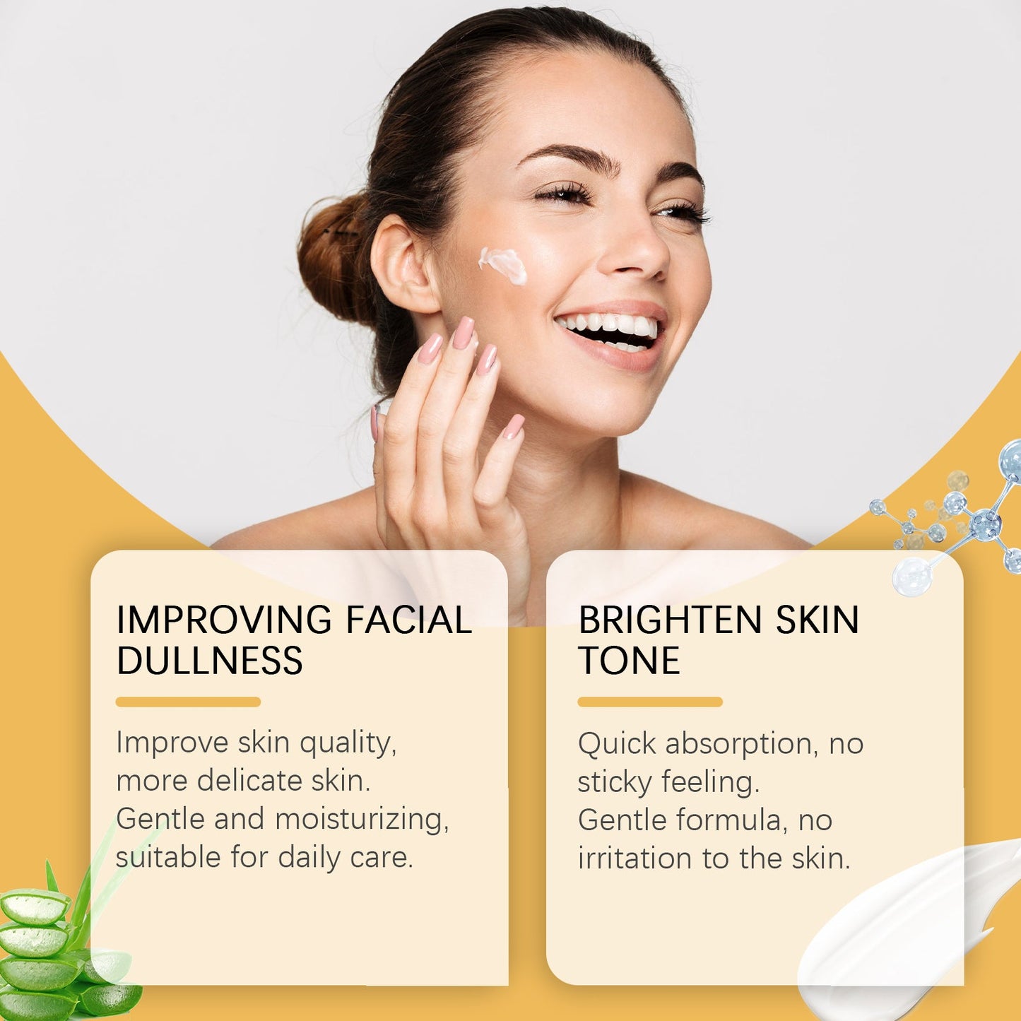 Skin Care Cream Improves Dullness, Moisturizes And Brightens Skin Care, Moisturizes And Lightens Skin