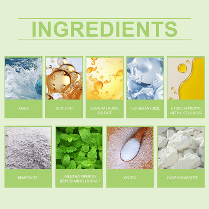 Volcanic Ash Tooth Cleaning Toothpaste Improves Yellow Teeth And Gently Cleans Tooth Dirt Daily Care Toothpaste