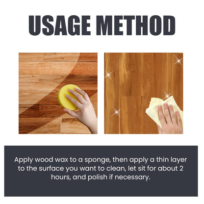 Beeswax, Wood Floor Mahogany Furniture Scratches Cleaning Care Polishing Brightening Maintenance Care Wax