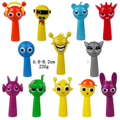 Rhythm Box Hand Office Boy Depler Simon Jevin Music Game Peripheral Model Ornament